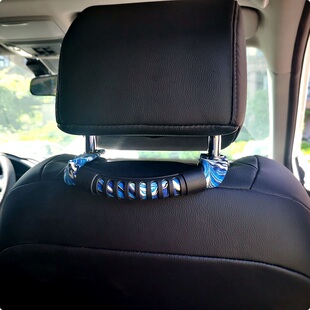 JDM日本和风海浪汽车座椅安全拉手后座椅背扶手上车辅助改装 配件