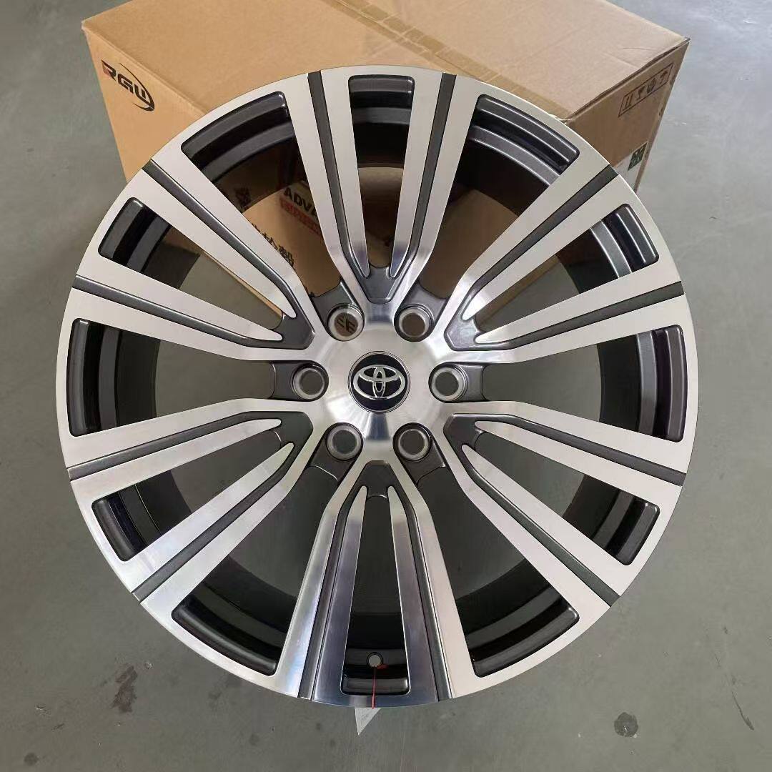 适用雷克萨斯LX600锻造22寸轮毂适合酷路泽坦途红杉改装升级替换