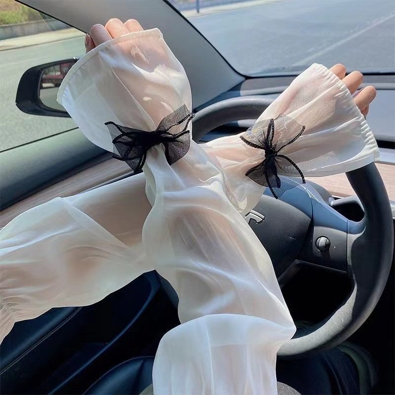 义乌红红冰丝防晒袖套女2024新款蝴蝶结夏季手袖防紫外线手套宽,服饰配件/皮带/帽子/围巾,防晒袖套,淘宝优惠券,粉丝福利购,淘宝优惠卷
