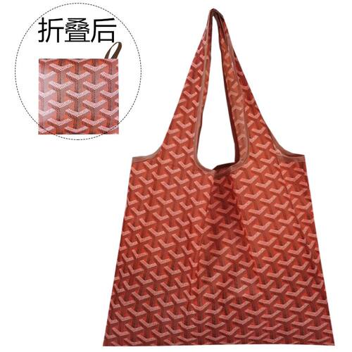 尼龙狗牙纹可折叠便携环保袋