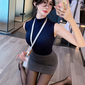 夜色行情调趣味约会勾魂诱惑短裙装 秘书OL制服 性感成熟御姐风修身