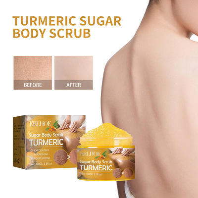 Turmeric Body Scrub Cleansing Body Exfoliation Fading Acne M