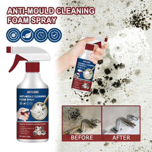 Foam Cleaning Mould Remover Spray Tile Walls Bathroom Silico