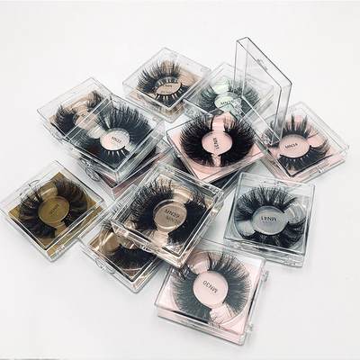 Real Mink 3D False Eyelashes Thick Long Lashes 水貂毛假睫毛