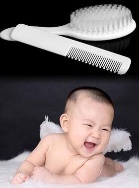 2Pcs Safety Soft NewBorn Baby Hair Brush Set Infant Comb Gro