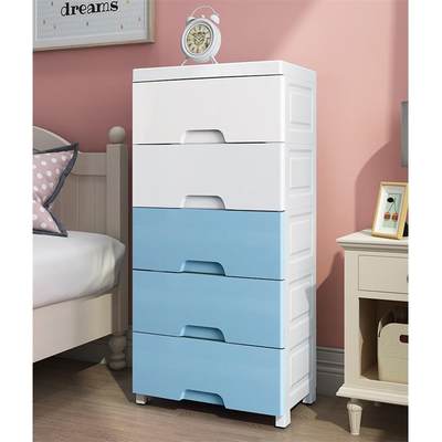 Large drawer type storage box plastic chest chest of drawers