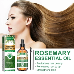 Rosemary essential oil hydrates and moisturises damaged hair