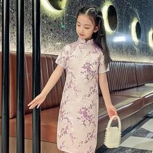 2023 Qipao Red Chinese Traditional Dress Baby Girl Cheongsam