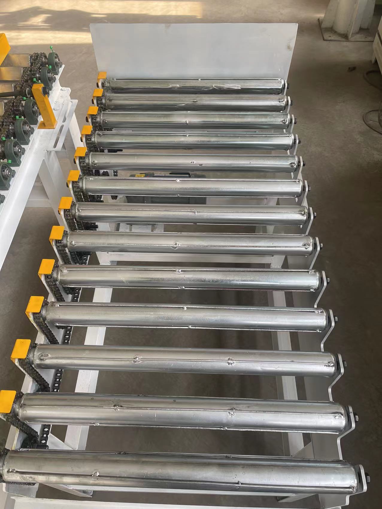 面粉饲料化肥砂浆输送线整平输送 滚筒抓取位 滚筒机弯道拐弯机