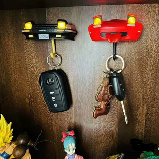 JDM跳灯挂钩AE86创意车头灯可爱miata墙壁多功能钥匙收纳装饰挂勾