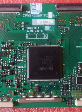 夏普LCD-32GA5 37GA5 37AX3 32AX3 逻辑板CPWBX3369TPZ A配夏普屏