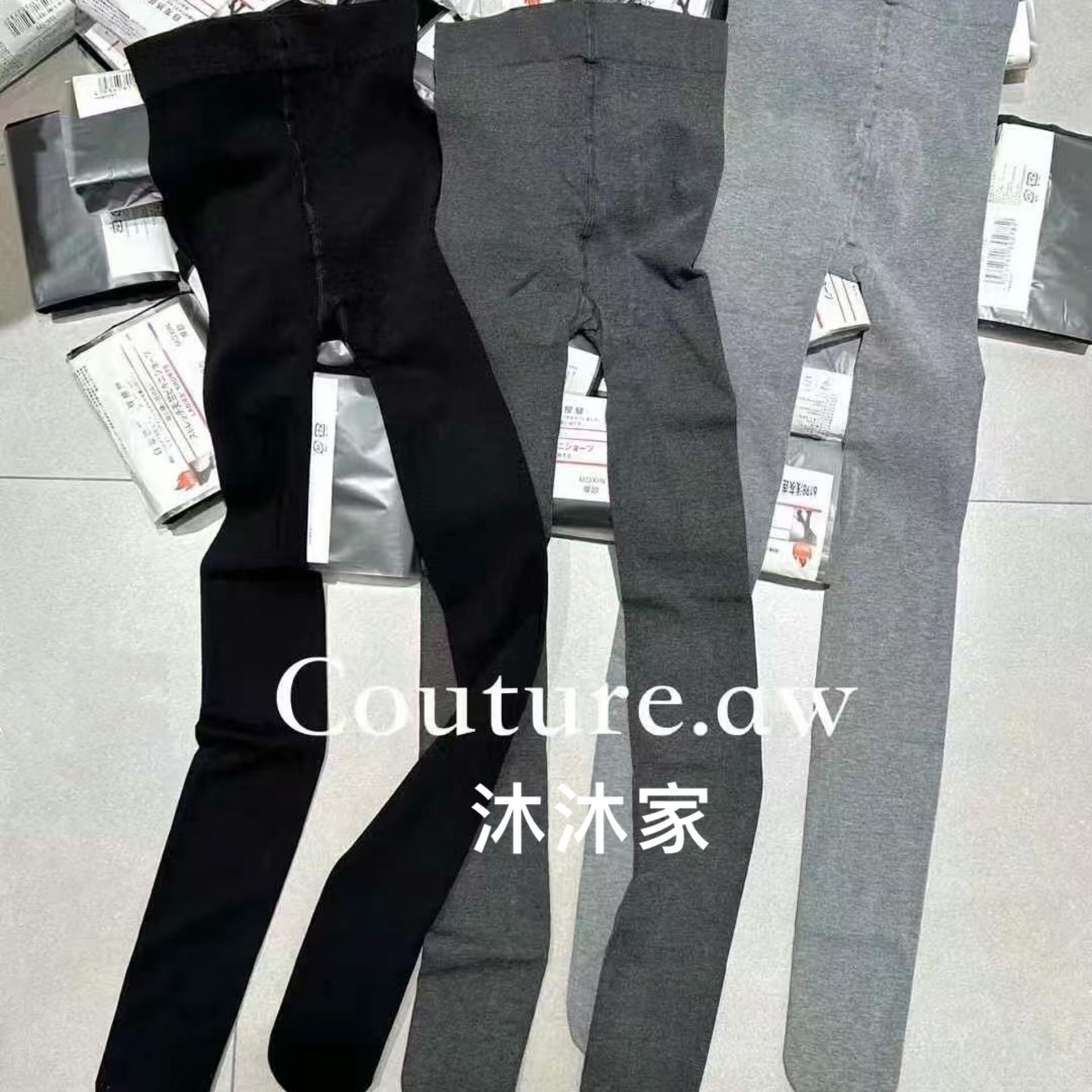 现货欧洲站洋气百搭显瘦舒适弹力加绒打底袜连体袜