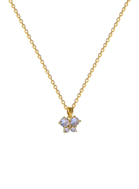 #1433studio钻18k金项链女轻奢小众经典设计简约925纯银锁骨链