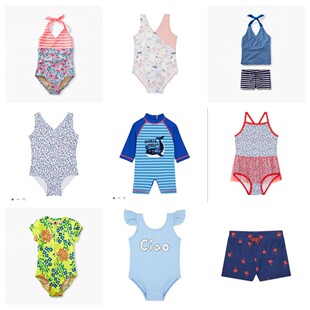 男女童连体分体游泳衣游泳裤 特价 tea 防晒比基尼冲浪服 GYM