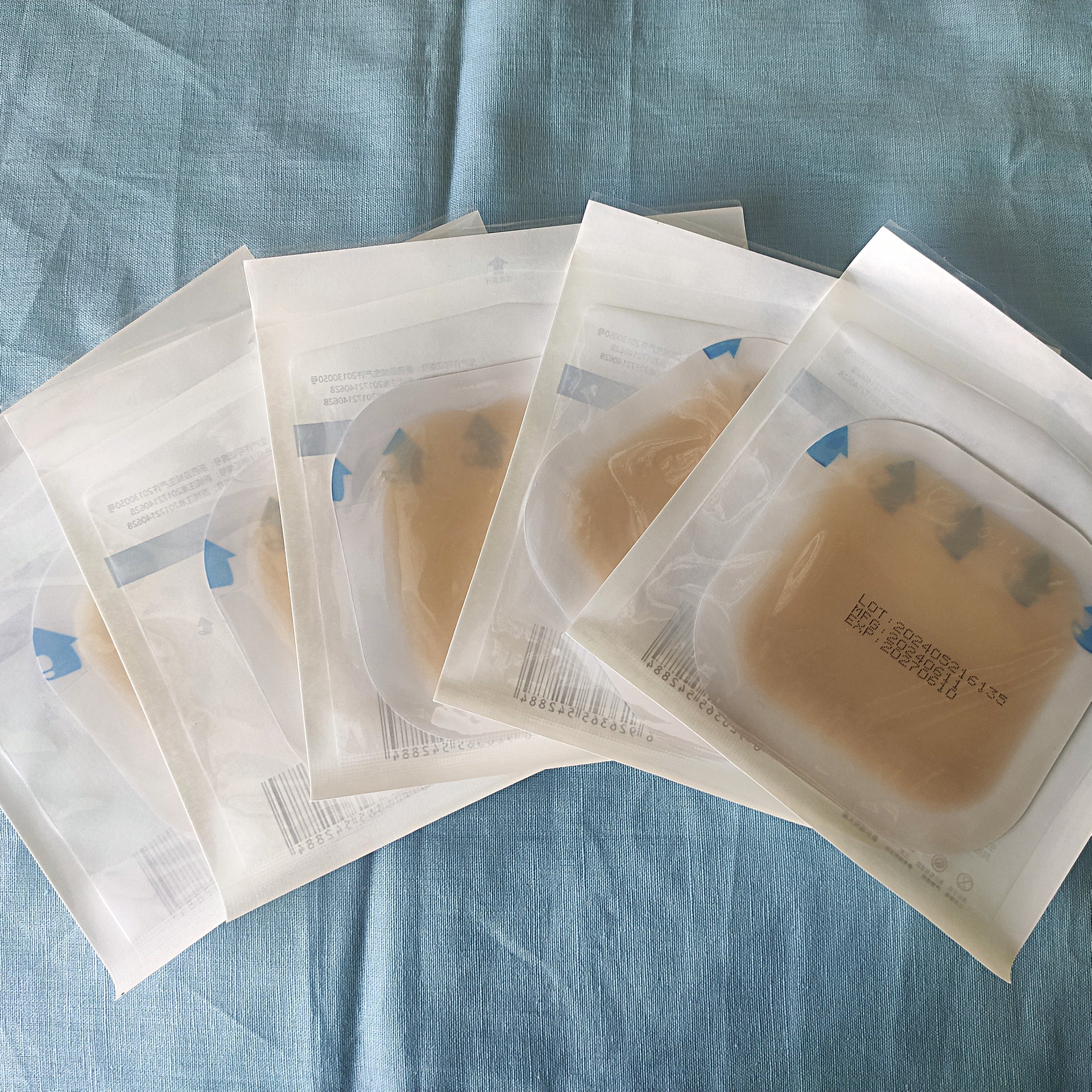 10*10CM医长肉皮水胶体敷料 油脂敷料伤口速愈贴仿人工皮烂疮敷贴
