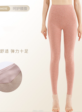 秋冬季新高档秋裤保暖修身纯色打底高腰裤黑色可外穿女