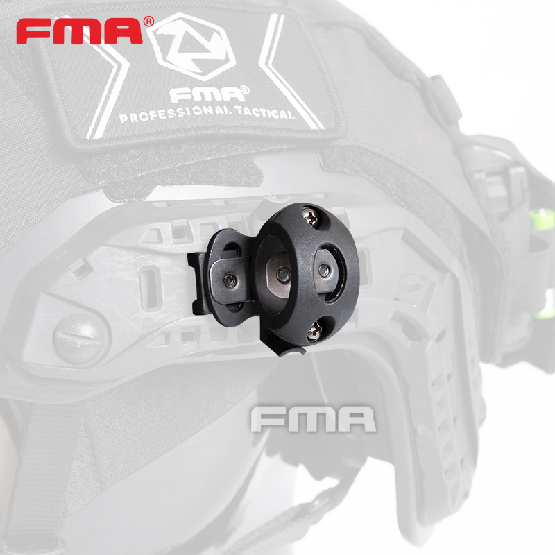 FMA头盔导轨电筒夹0.83通用英寸