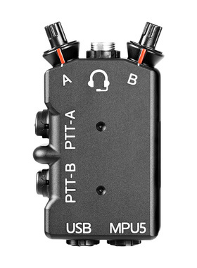 FCS全金属CNC精制版MPU5 DUAL对讲机PTT战术耳机双通PTT