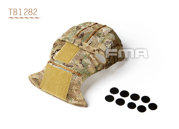 CP头盔网眼头盔罩迷彩色大码FMA