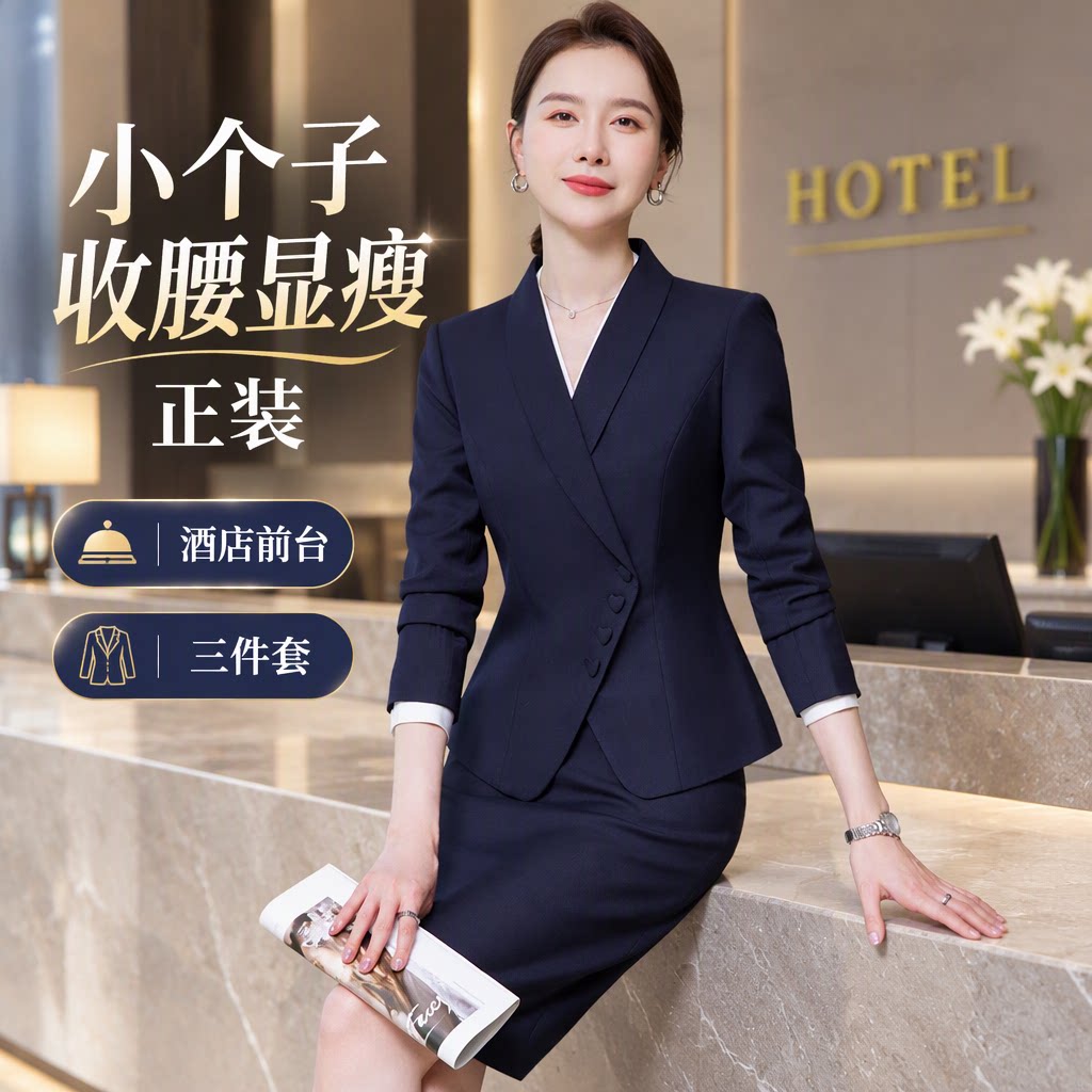 工作服女职业气质春秋西装套装