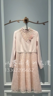 PMANW5661-10/3080粉红玛丽pinkm淑女风2024秋冬新款淑女连衣裙