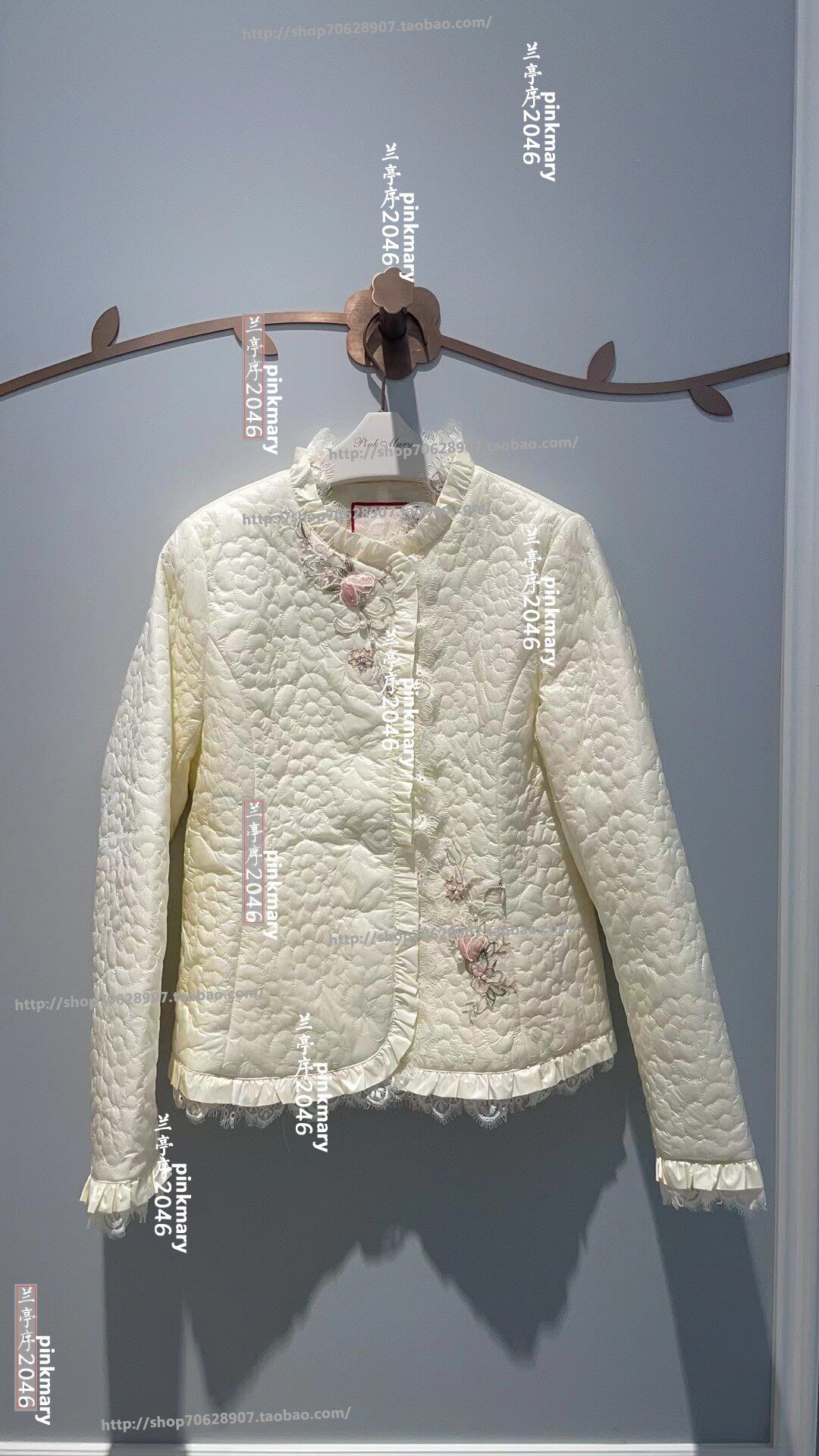PMANS7103-82/2980粉红pinkm淑女风【2024春款】外套棉服专柜正品