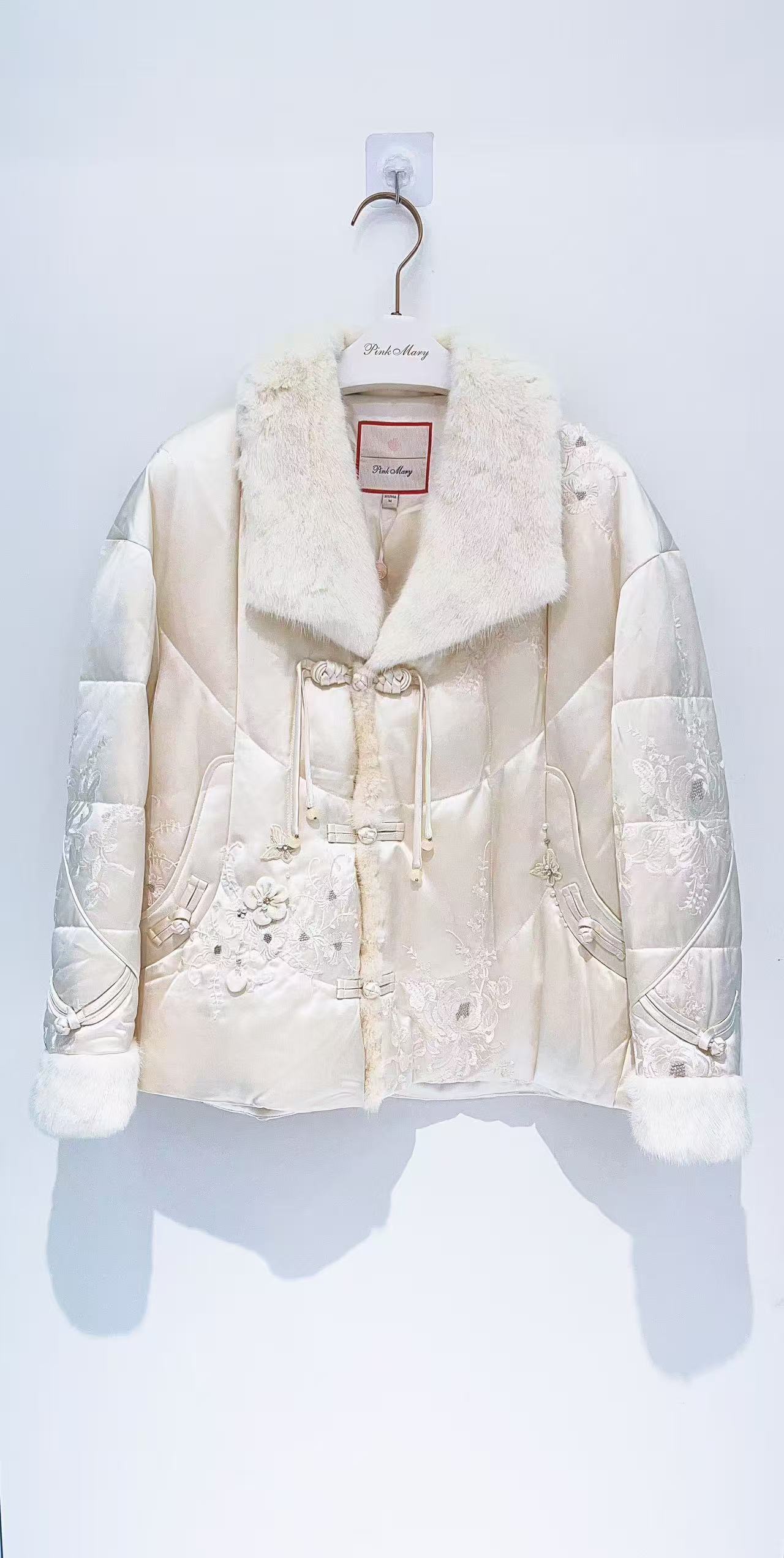 PMAOW7617-82/5780粉红玛丽pinkmary2025秋冬新款羽绒服