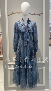 PMANW5636-57/2980粉红玛丽pinkm淑女风2024秋冬新款蕾丝连衣裙