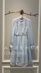 PMANW5623-59/2980粉红玛丽pinkm淑女风2024秋冬新款淑女连衣裙