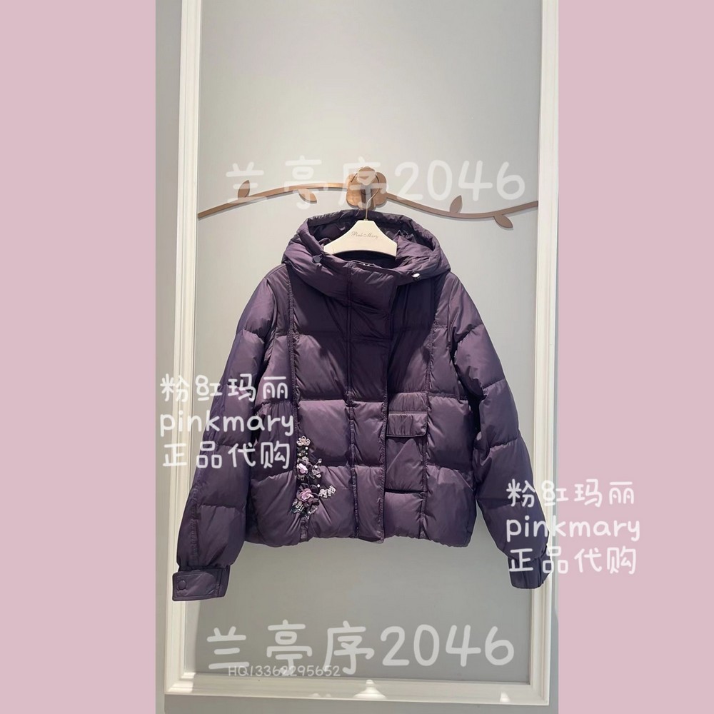 PMAOW7603-63/3980粉红玛丽专柜正品pinkmary淑女2025秋款羽绒服