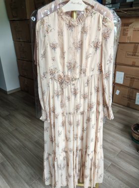 一口价PMAKW5708-71/3280粉红玛丽pinkm淑女风22秋款淑女连衣裙