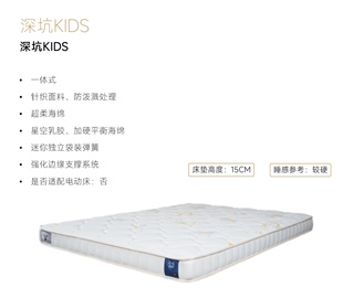 金可儿KIDS埃德蒙爱心熊芙蕾雅欢乐时光深坑专家儿童床垫