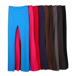 喇叭裤Groove高腰提臀运动运动健身微喇长裤瑜伽服女士