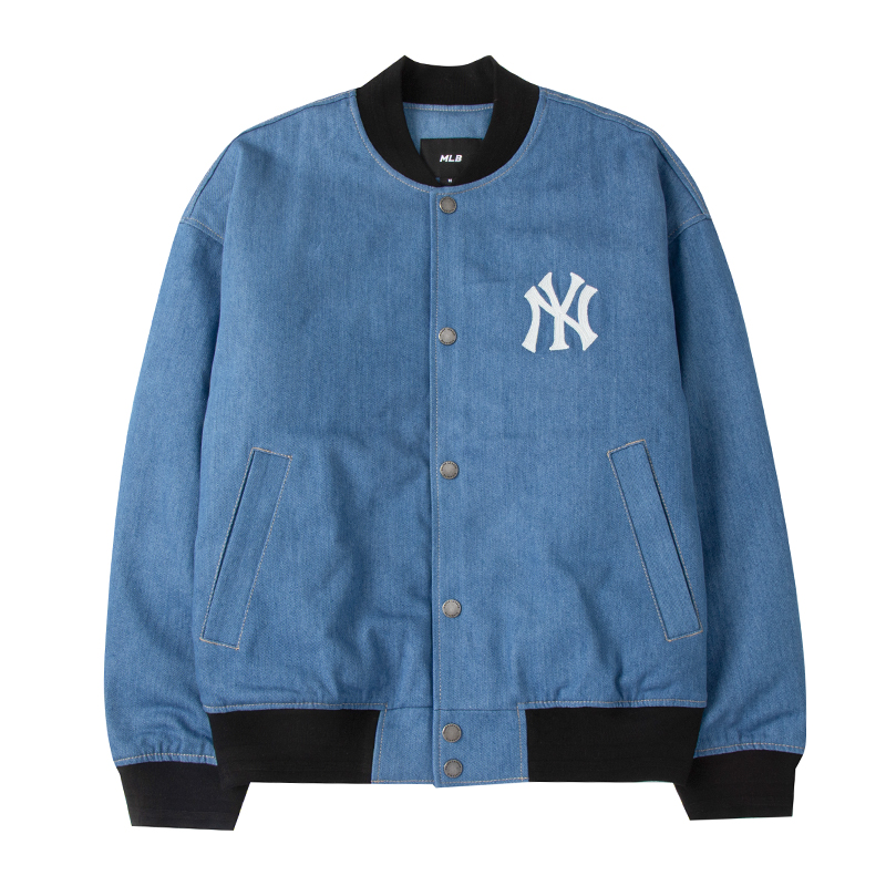 MLB牛仔夹克外套23年秋季中性3ADKR0134-50INS
