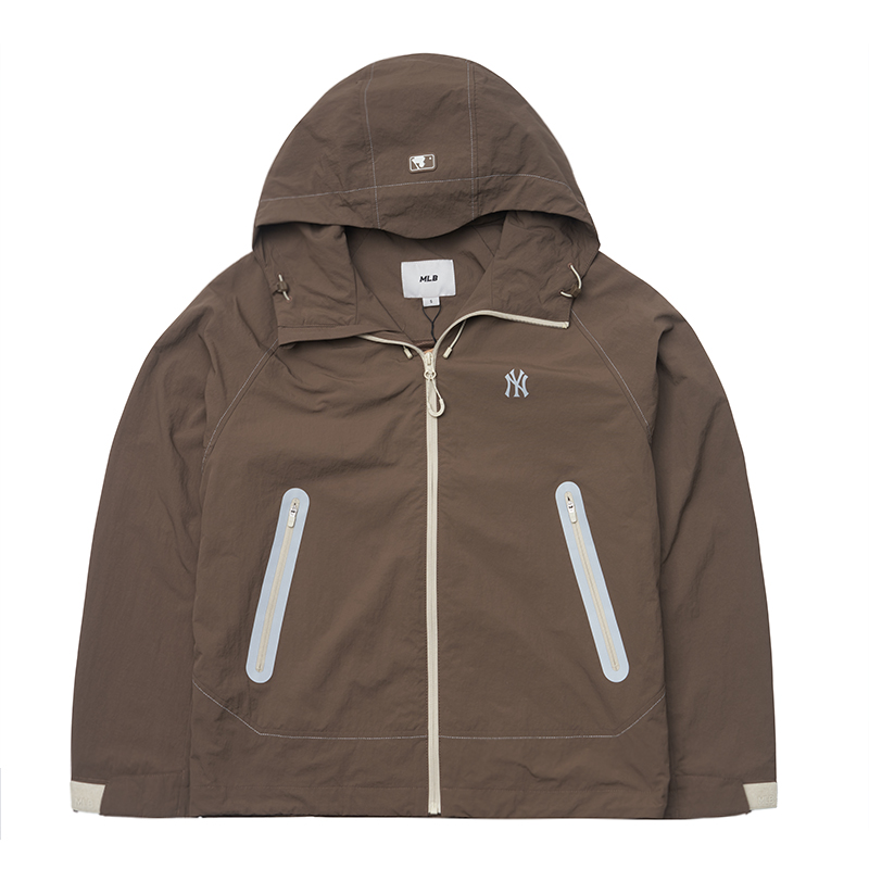 MLB梭织连帽夹克25年秋季中性3AWJB0454-50BRL