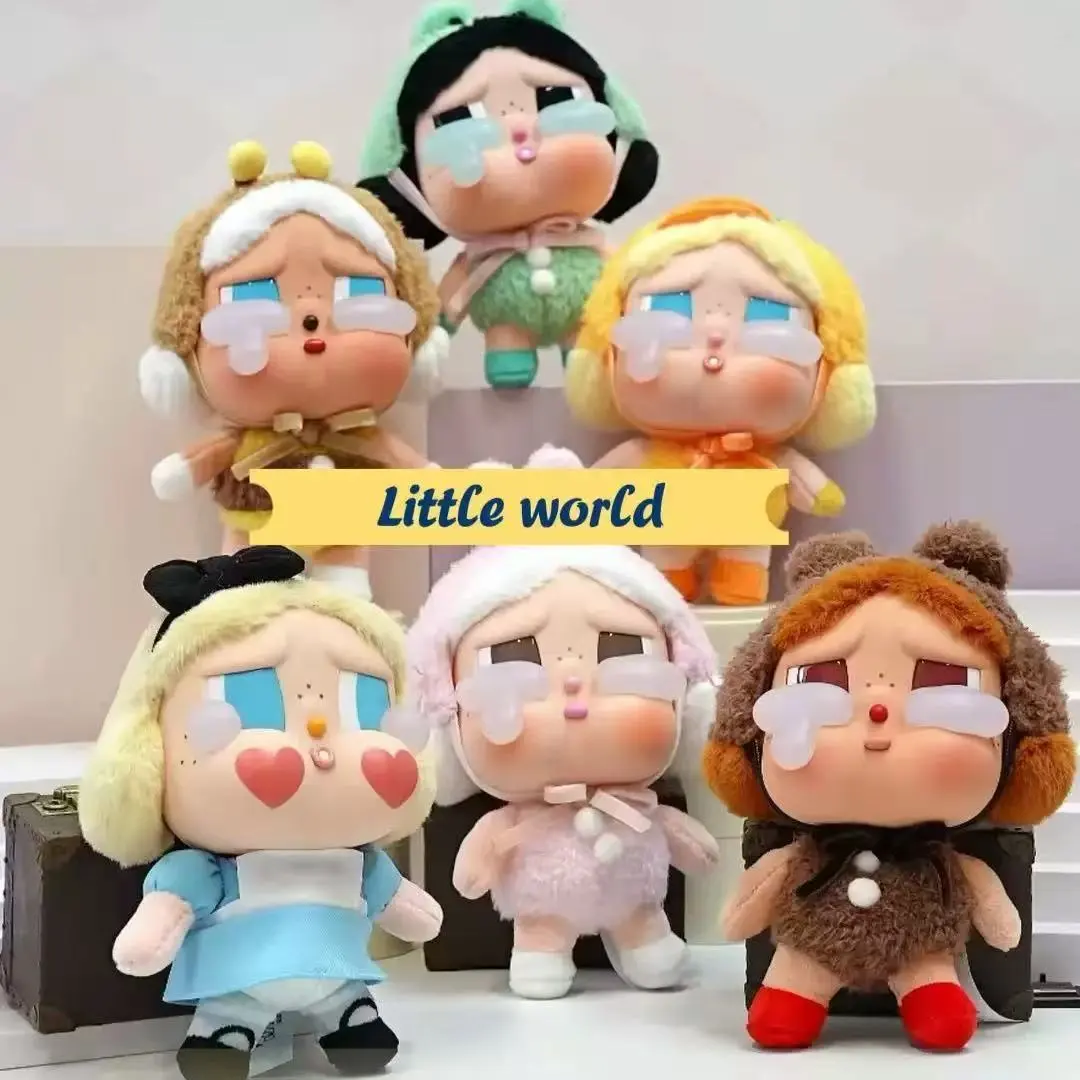 现货CRY BABY哭娃系列跑跑玛特搪胶毛绒拉布布儿童潮玩盲盒公仔国