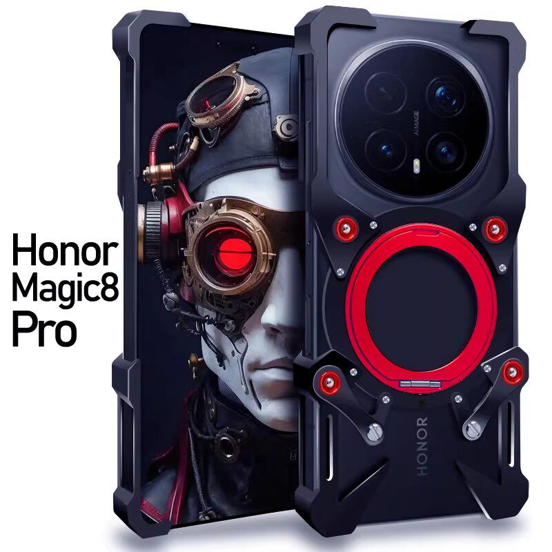 适用荣耀magic8手机壳magic7pro外壳magic6荣耀X70i保护套Power2荣耀X60金属X9边框x40i防摔Magic5全包WIN男