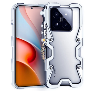 适用小米17 pro max手机壳小米15Ultra保护壳小米14pro金属边框小米13商务个性防摔外壳小米12Tpro保护套潮男
