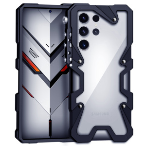 适用三星GalaxyS25Ultra手机壳s24ultra金属防摔S23Ultra边框s22ultra个性外壳s20ultra商务s21+磨砂保护套男