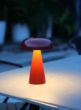 丹麦Como SC53蘑菇台灯覆古轻奢高级感主卧室床头桌面氛围充电灯