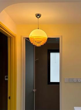 中古奶油风日落橙色餐厅吊灯包豪斯吧台岛台孟菲斯设计师水吧灯