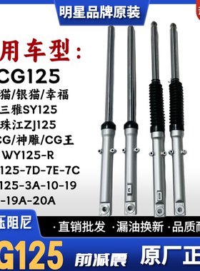 适用五羊本田CG125前减震WH125-3-10-R-19-20 SDH125-7老款摩托车