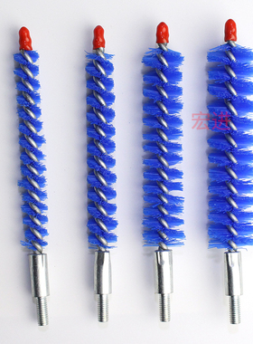 中央空调铜管清洗刷冷凝管刷尼龙塑料管道刷冷凝器带螺纹管道刷子