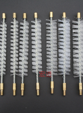 促销铜头冷凝器毛刷 铜管清洗刷 风炮刷 空调铜管刷 尼龙管道刷