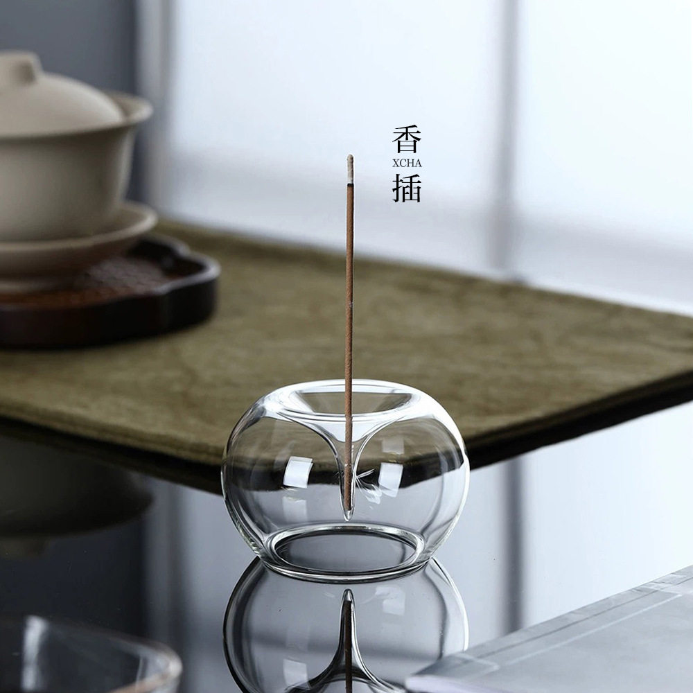 彩色玻璃香插 中式线香香座香托 家用香薰檀香炉禅意茶道点香器,家居饰品,香托/香盘/香座/香插,淘宝优惠券,粉丝福利购,淘宝优惠卷
