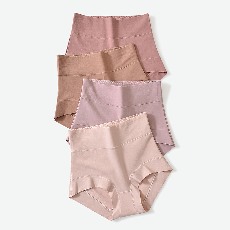 60支纯棉高腰女内裤蚕蛹蛋白抑菌
