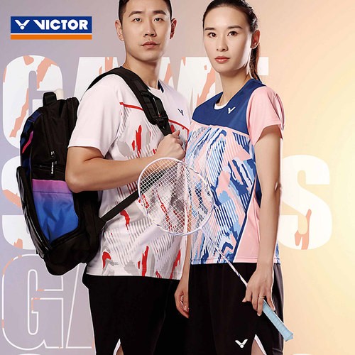 VICTOR威克多胜利羽毛球服男女速干专业比赛运动T恤大赛省队系列