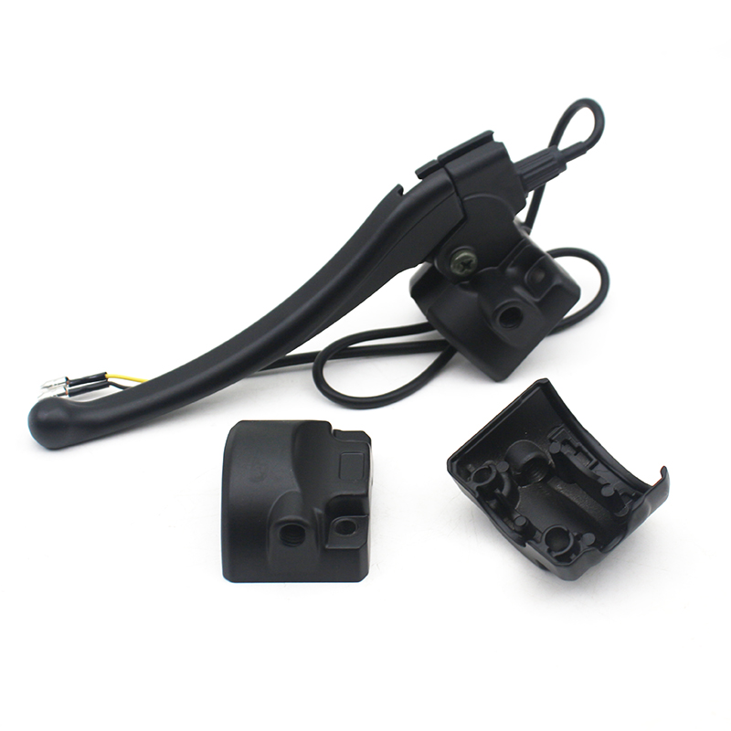 适用雅迪电动车DE2DM2DE1DE8DV2左开关刹车手把鼓刹手柄后视镜座