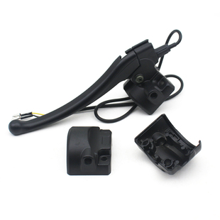 适用雅迪电动车DE2DM2DE1DE8DV2左开关刹车手把鼓刹手柄后视镜座