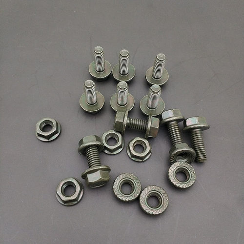 电动车摩托车改装配件踏板助力车车牌防锈螺丝6mm螺丝帽包邮螺丝